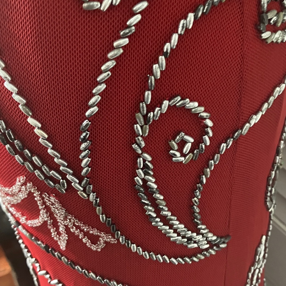 Attitudes by Debra Red Dress - Picture 5 of 16